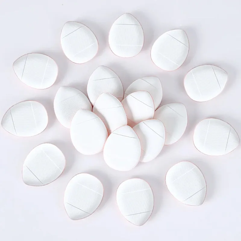 5/10/20 Pcs Mini Finger Puff Foundation Powder Detail Makeup Sponge Face Concealer Cream Blend Cosmetic Accessories Makeup Tools