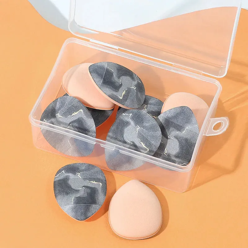 5/10/20 Pcs Mini Finger Puff Foundation Powder Detail Makeup Sponge Face Concealer Cream Blend Cosmetic Accessories Makeup Tools