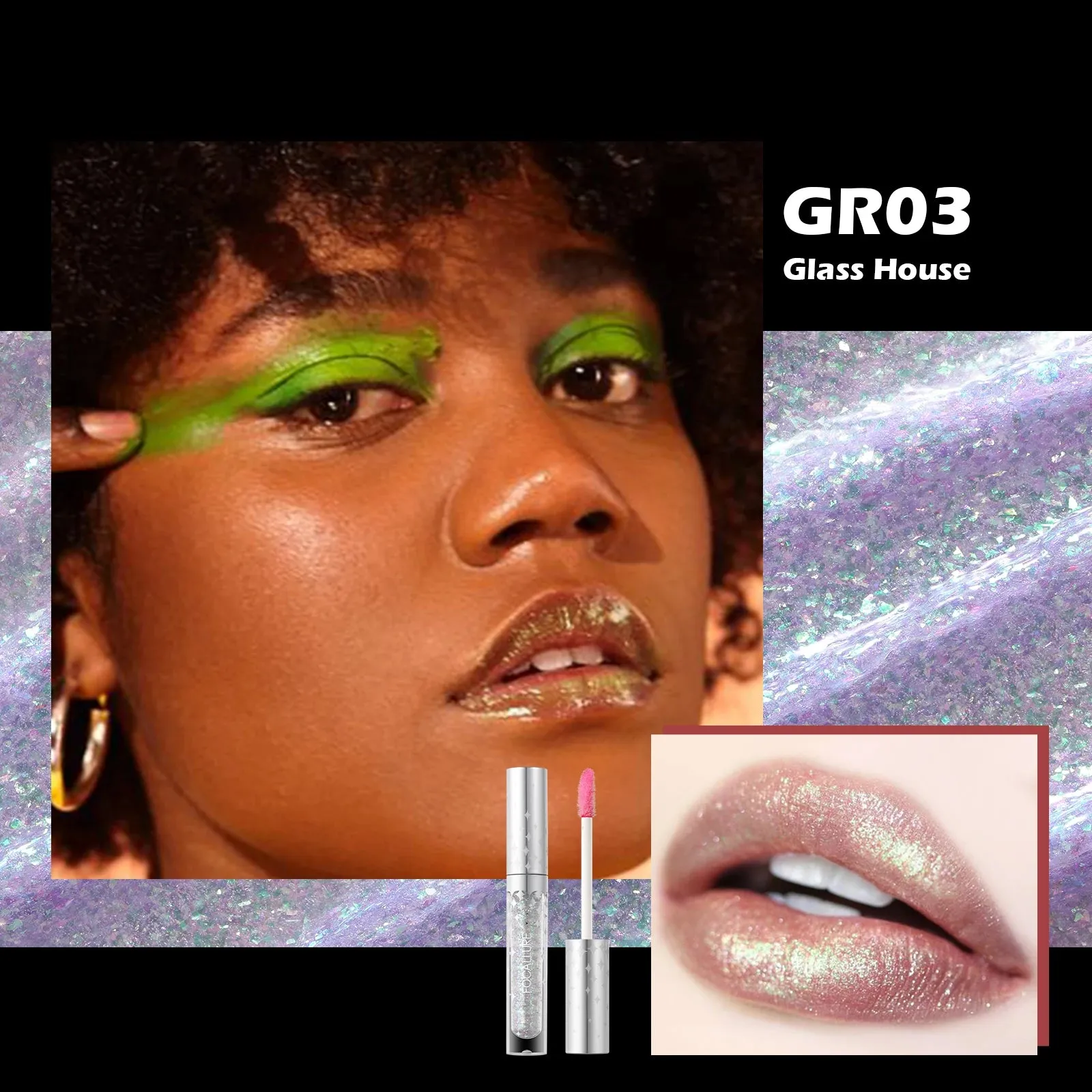 6 Colors Chameleon Glitter Lip Gloss Lasting Moisturizing Liquid Lipstick