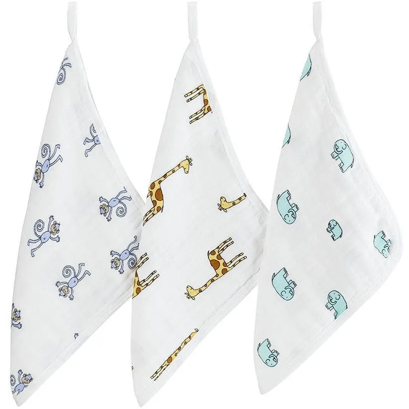 Aden and Anais - Wash Cloth Set - Jungle Jam