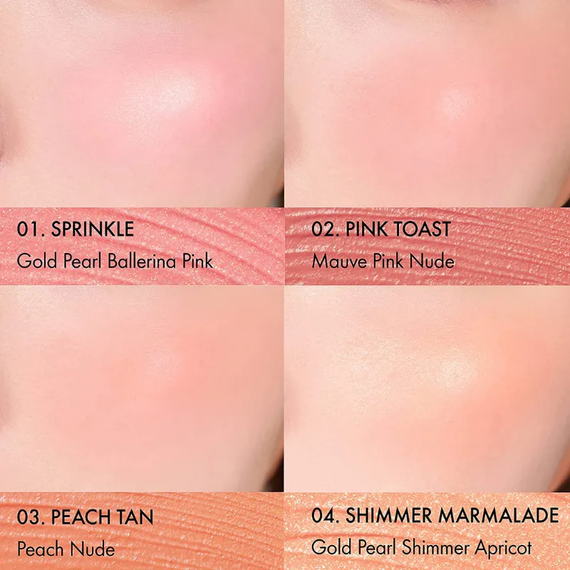 Amuse - Soft Cream Cheek (#Shimmer Marmalade)