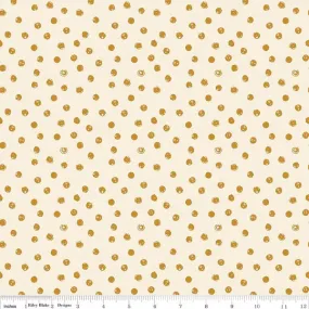 Blush n' Butterscotch by Simple Simon and Company for Riley Blake Designs - Dots Cream - C15593-CREAM - Sold in 1/2 yard increments