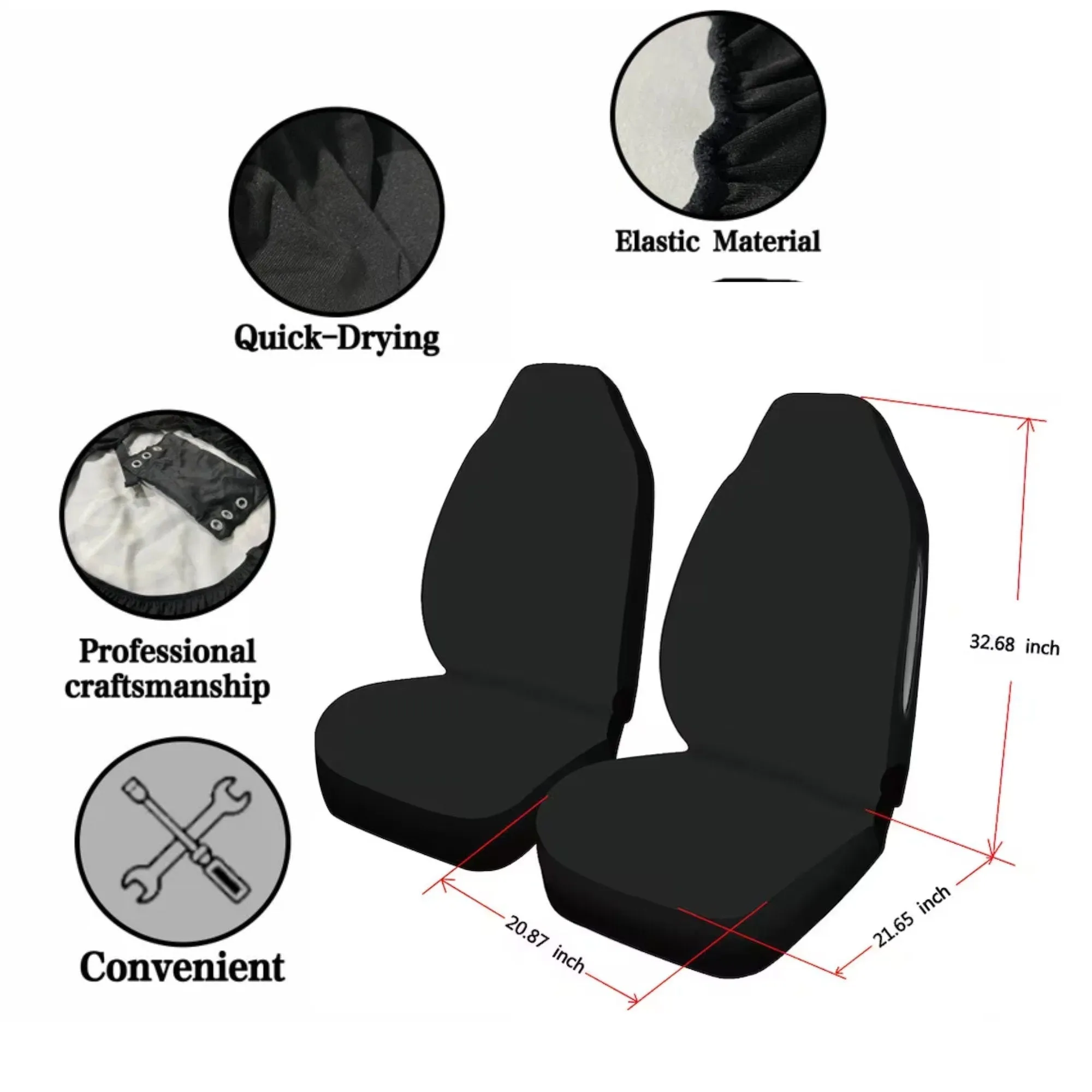 Car Seat Covers, Anime Cute Car Accessories for Women, Hippie Car Decor, Universal Car Chair Cover, Anime Art Vehicle Seat Cover