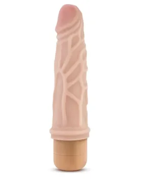 Dr. Skin Cock Vibe 3 Vibrating Dildo 7.25in - Vanilla