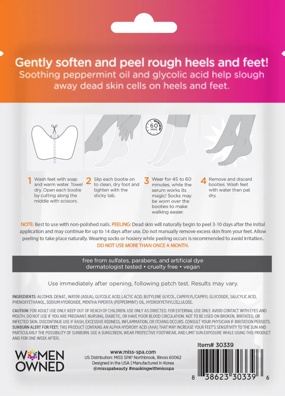 Exfoliating Foot Treatment (4 Pack)