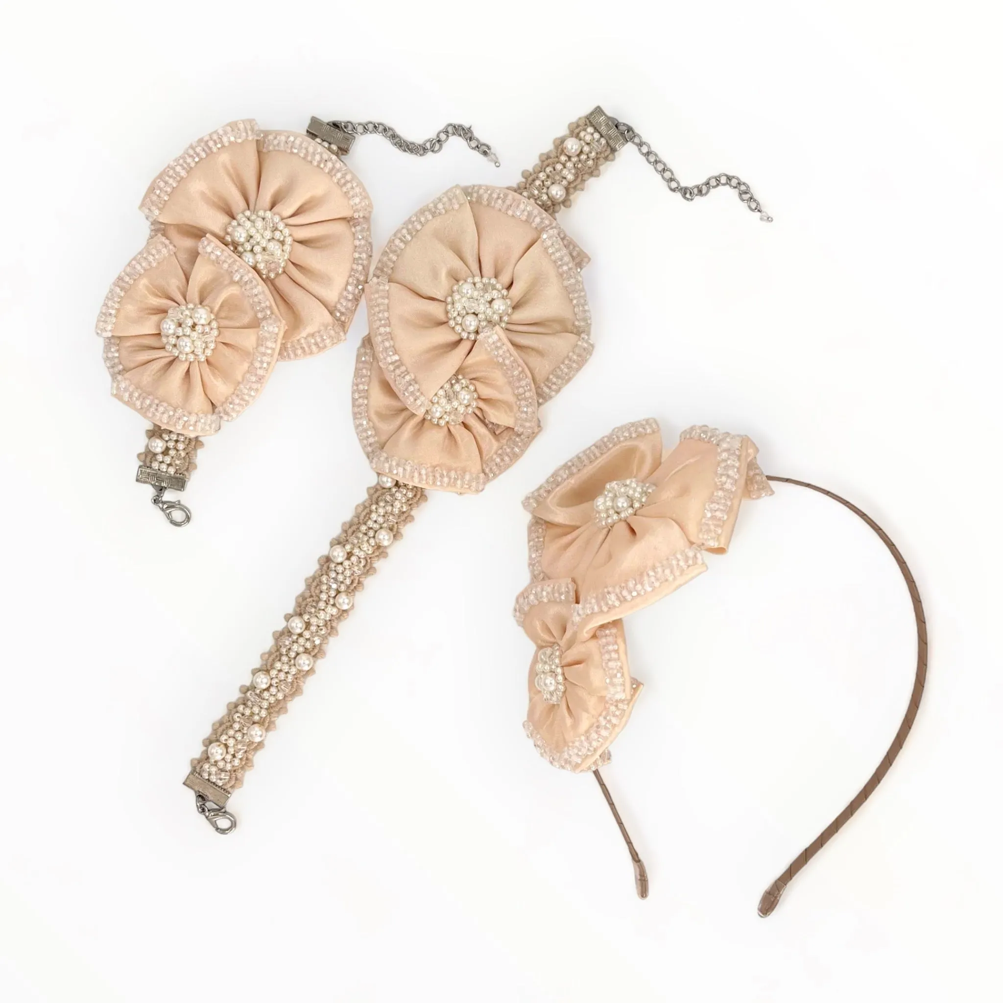Florian Blush Flower Bracelet