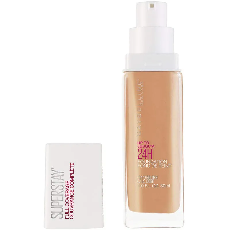 MAYBELLINE - SuperStay Full Coverage Foundation, Golden -  1 fl. oz. (30 ml)