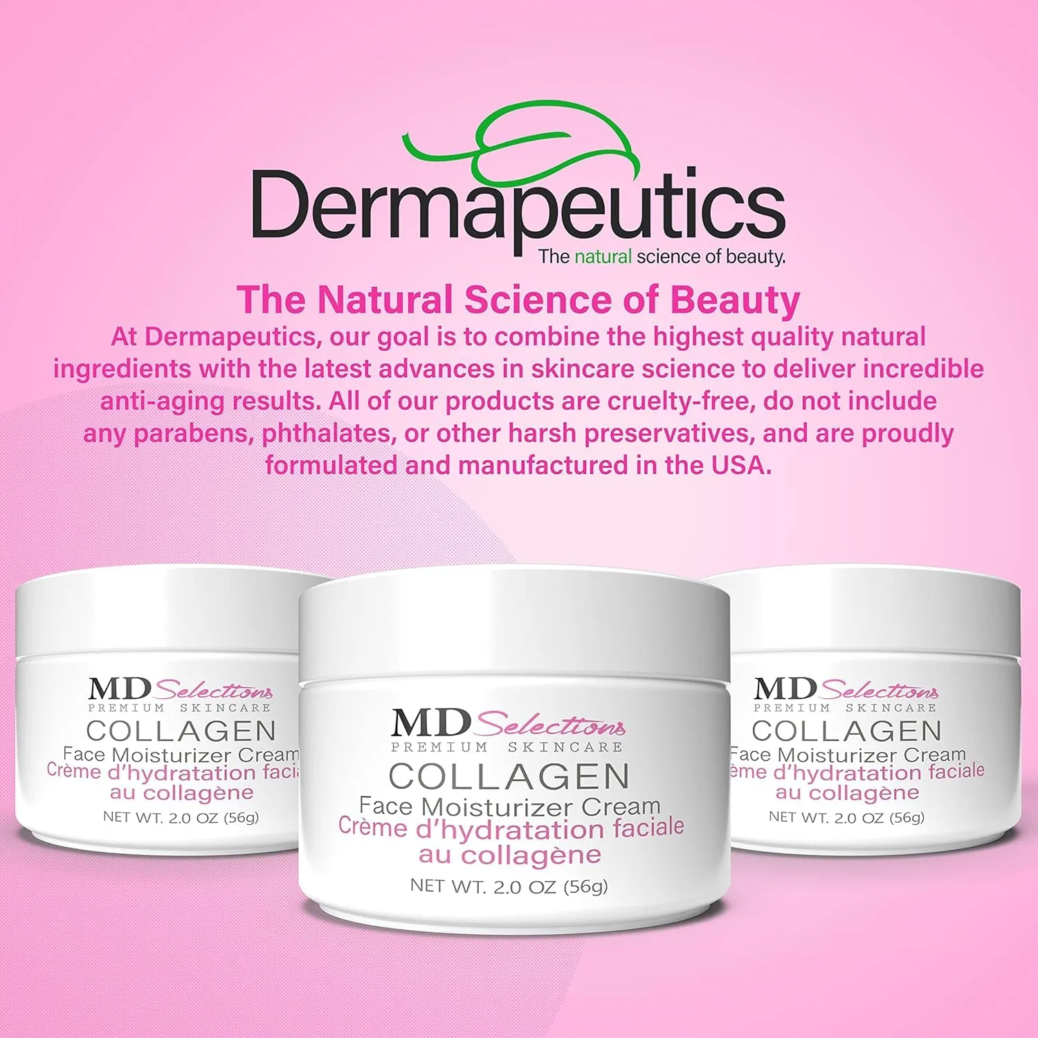MD Selections Collagen Serum   Cream Kit Firming with Green Tea & Peptides 1 @ 1oz, 1 @ 2oz