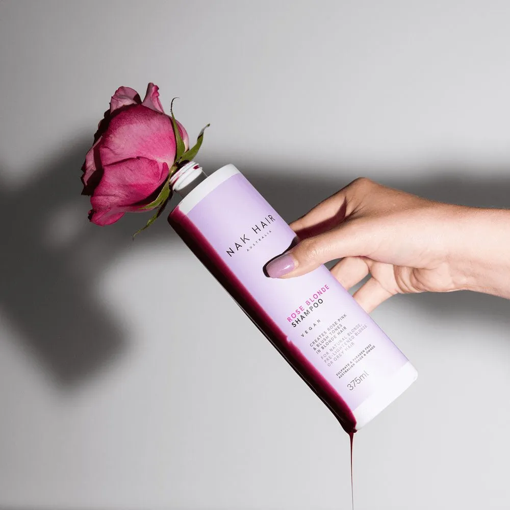 NAK Hair Rose Blonde Shampoo 375ml