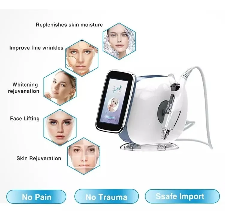 Needle Free Mesotherapy Machine 5G MNCM Micro Nano Chip Meso Gun EMS RF   MESO