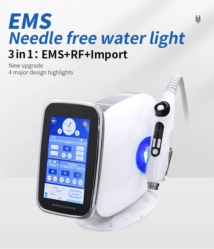 Needle Free Mesotherapy Machine 5G MNCM Micro Nano Chip Meso Gun EMS RF   MESO