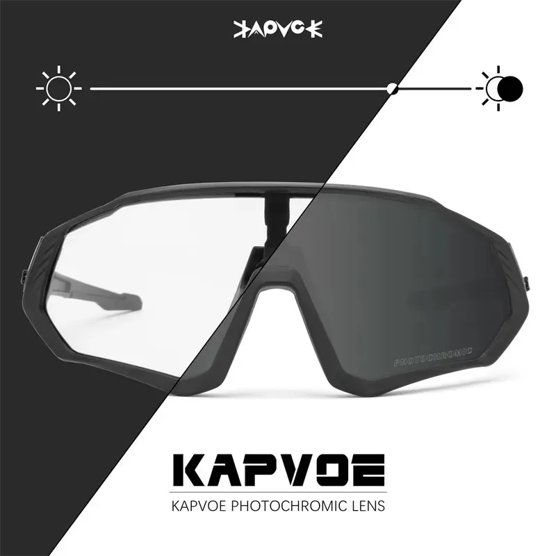 Photochromic Cycling Glasses UV400 Bicycle Glasses Sports Men's Sunglasses MTB Road Cycling Eyewear Hiking Protection Goggles