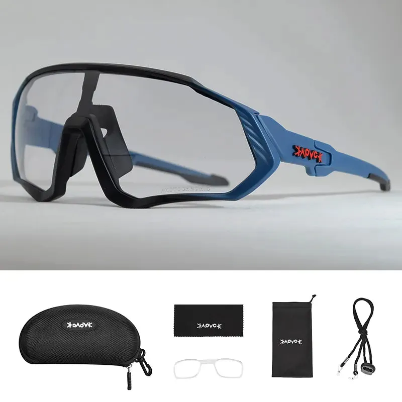 Photochromic Cycling Glasses UV400 Bicycle Glasses Sports Men's Sunglasses MTB Road Cycling Eyewear Hiking Protection Goggles