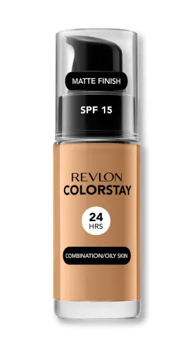 REVLON - ColorStay Makeup for Combination/Oily Skin SPF15, Honey Beige - 1 fl. oz. (30 ml)