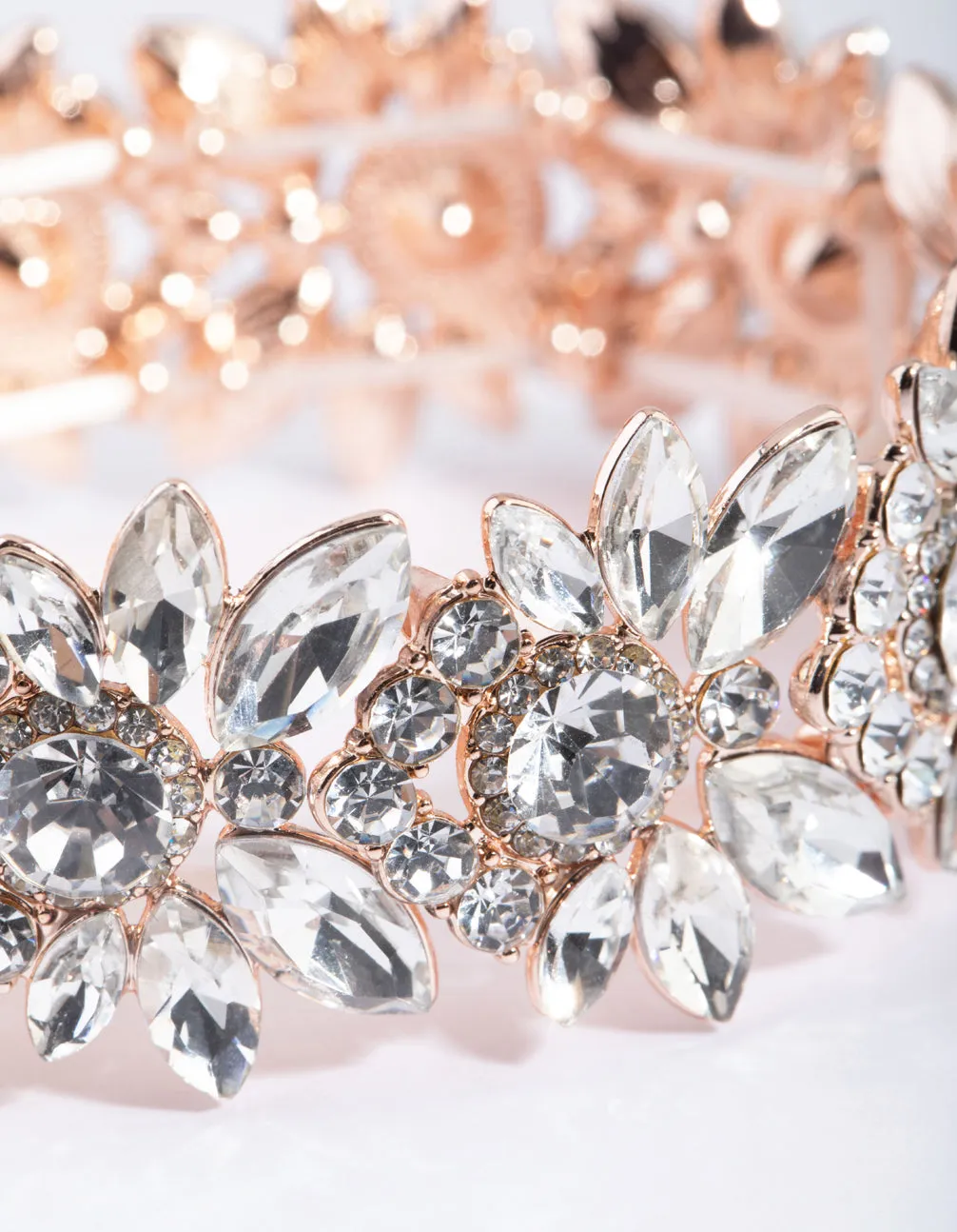 Rose Gold Diamante Bracelet