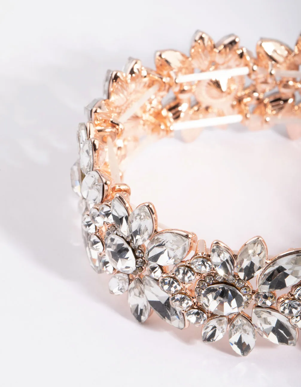 Rose Gold Diamante Bracelet