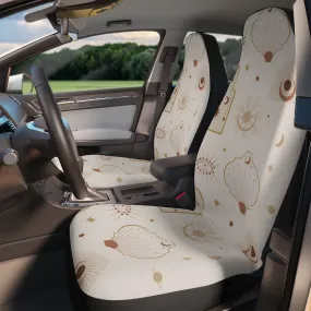 Seat Covers for Cars, Boho Car Seat Cover, Hippie Car Accessories for Women, Celestial Universal Vehicle Seat Protector, Moon Phases