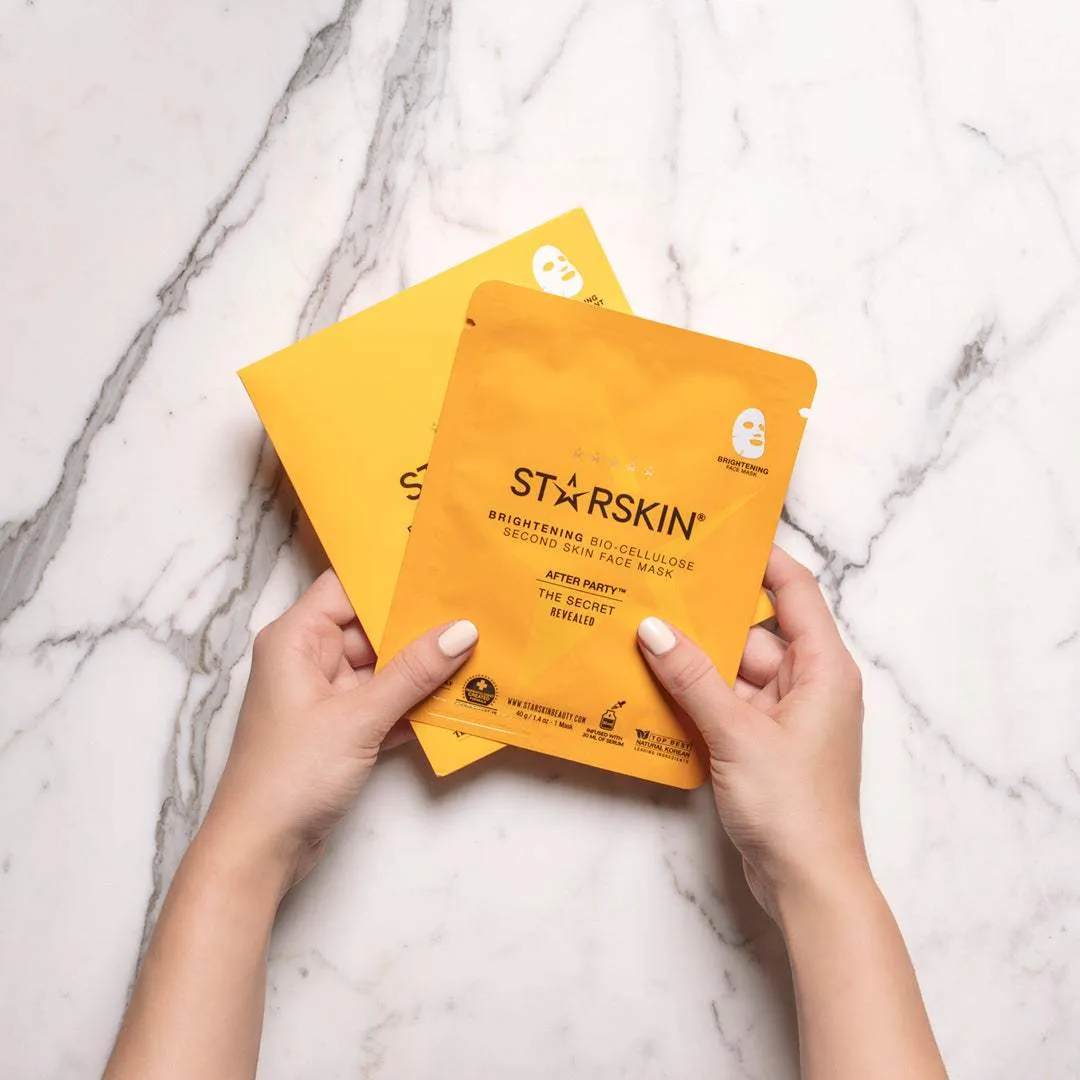 StarSkin After Party Brightening Bio-Cellulose Face Mask