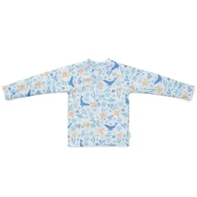 Swim T-shirt Long Sleeves Ocean Dreams rash guard - Blue