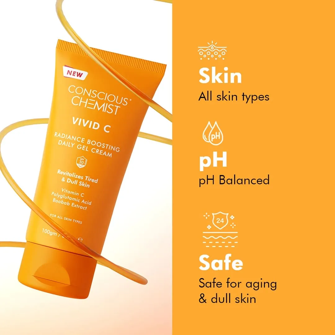 Vitamin C Serum & Moisturiser | Brightening & Firming | SPF30 PA  