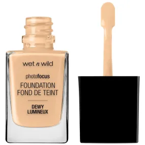 WET N WILD - Photo Focus Dewy Foundation Soft Beige - 0.95 oz (28 ml)